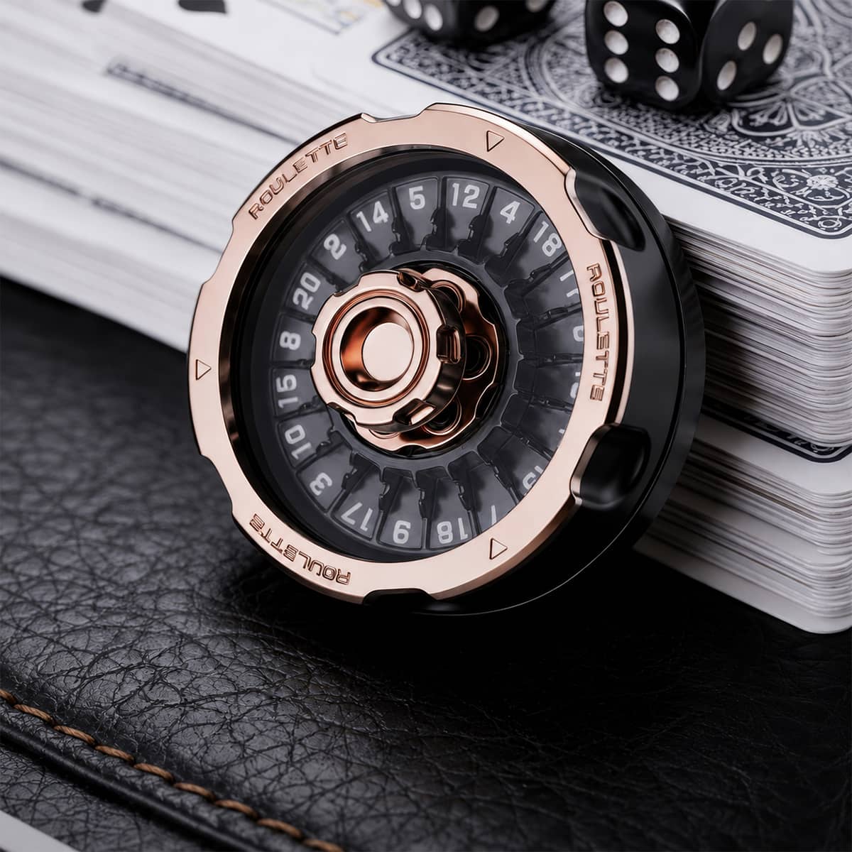 Metal D20 decision roulette pocket spinner